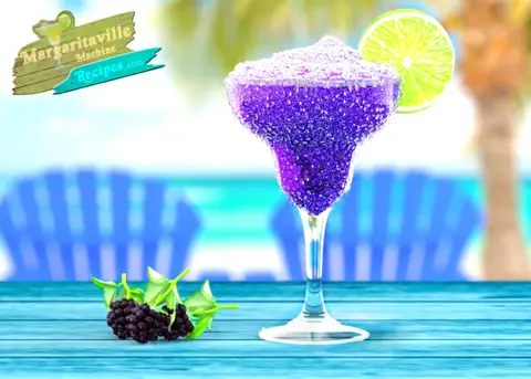Blackberry Margarita frozen drink