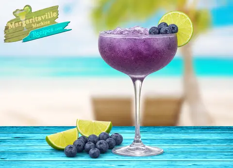 Blueberry Daiquiri frozen drink