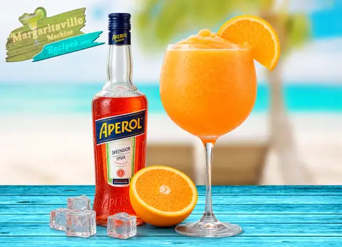 Frozen Aperol Spritz frozen drink