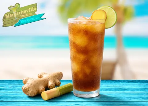 Ginger Rum Slush frozen drink