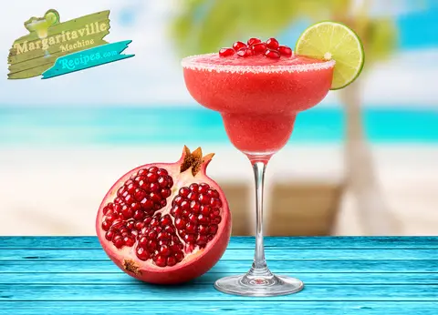 Pomegranate Margarita frozen drink