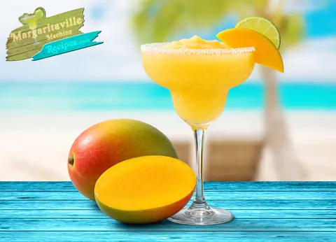 Mango Margarita frozen drink