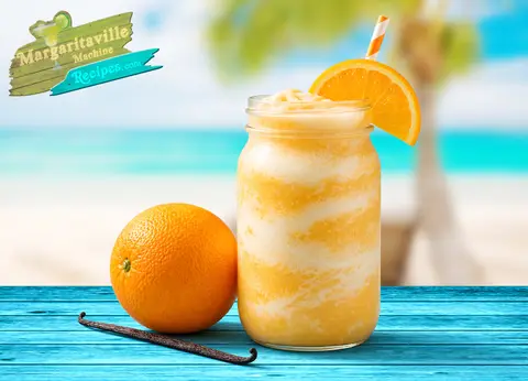 Orange Creamsicle Slush frozen drink