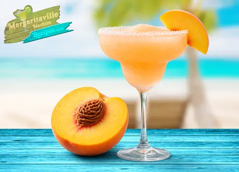 Peach Margarita frozen drink