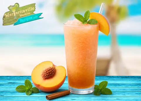 Peach Tea Slush frozen drink