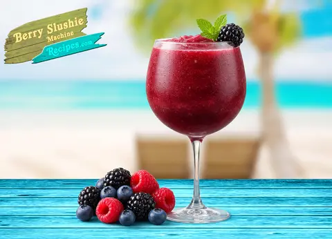 Red Wine Slushie frozen drink