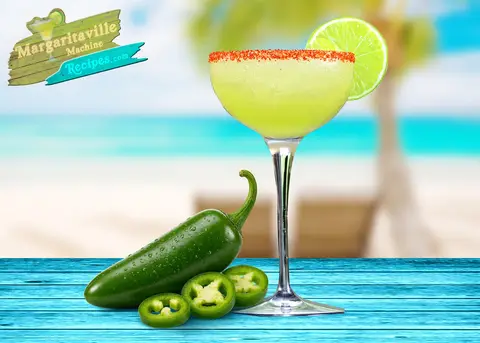 Spicy Jalapeño Margarita frozen drink