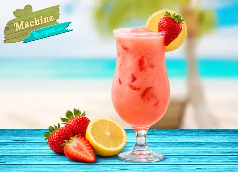 Strawberry Lemonade Slush frozen drink