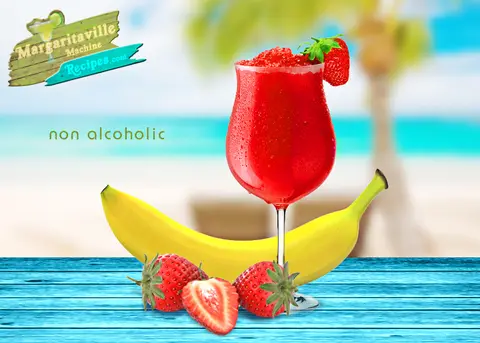 Virgin Strawberry Daiquiri frozen drink